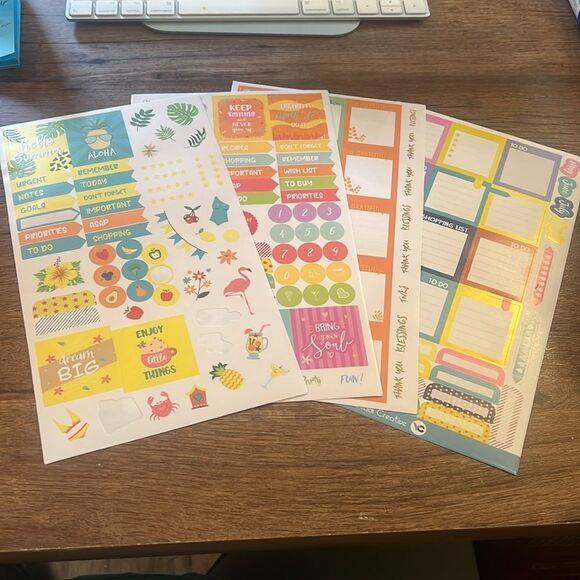 Planner Stickers - Colorful Set - Picture 4 of 4